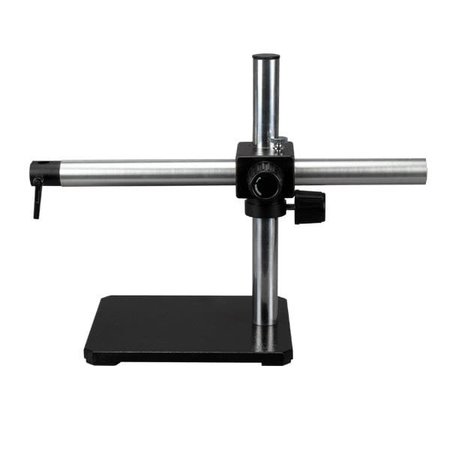 AMSCOPE Single Arm Boom Stand for Stereo Microscopes - Steel Arm, Pin Mount BSS-140